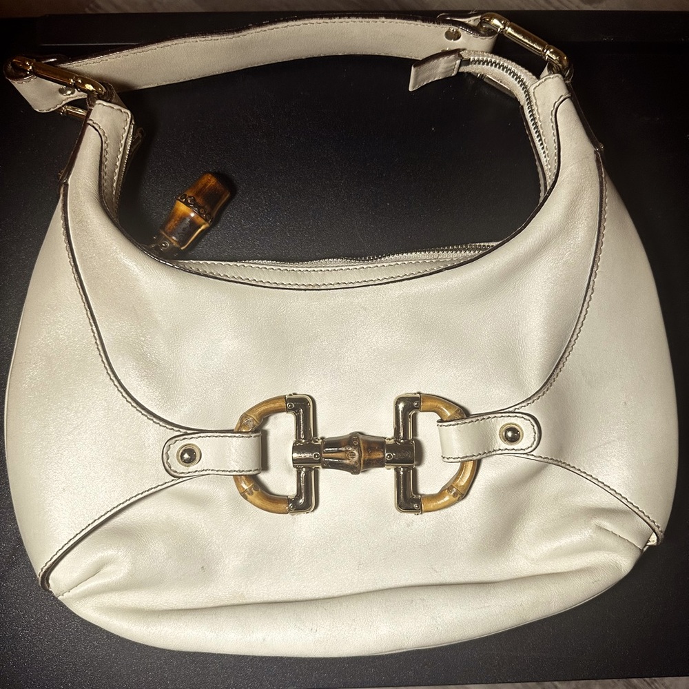 Gucci Amalfi Bamboo Hobo Bag